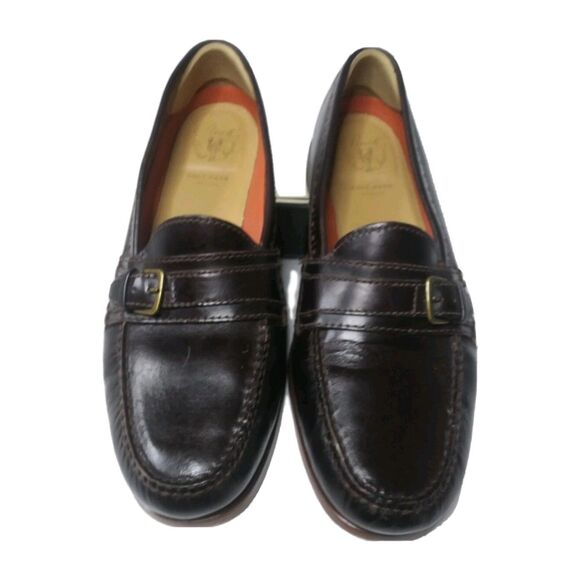 Vintage Cole Haan Grand OS Pinch Hand Sewn Buckle Loafers Mens Shoes Sz 11 Black main image 6